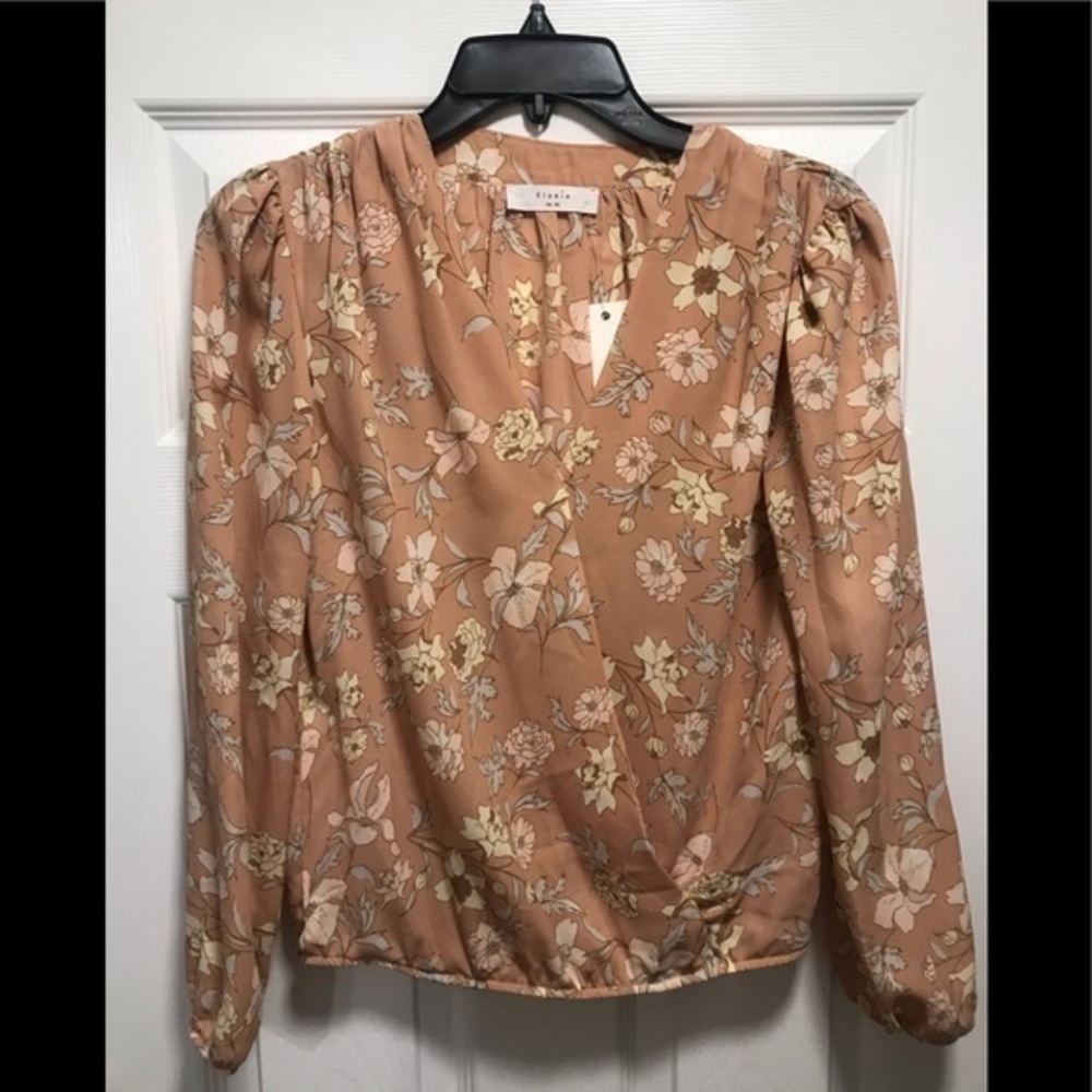 Eloise faux wrap floral top